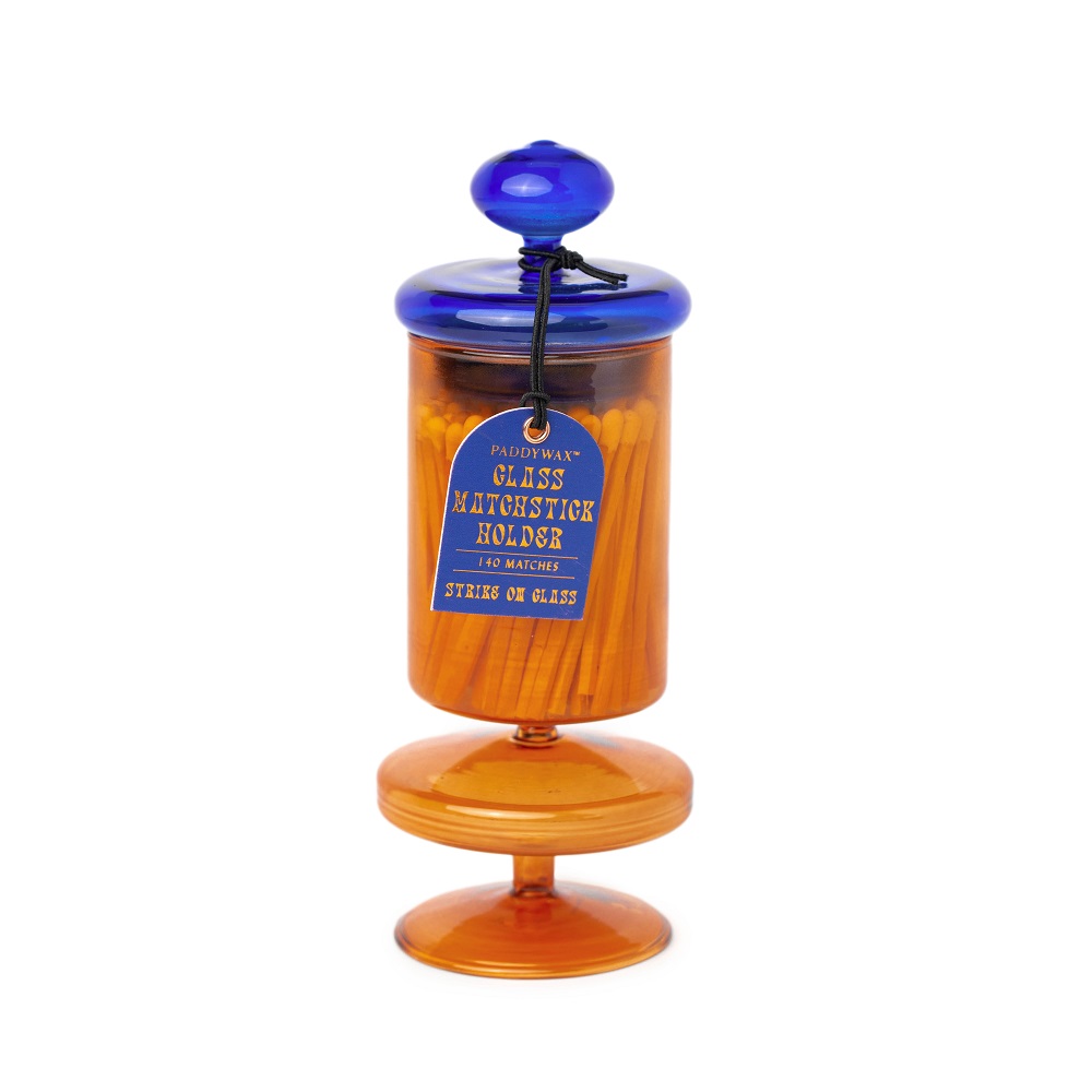 Paddywax 140 Safety matches in bubble glass holder