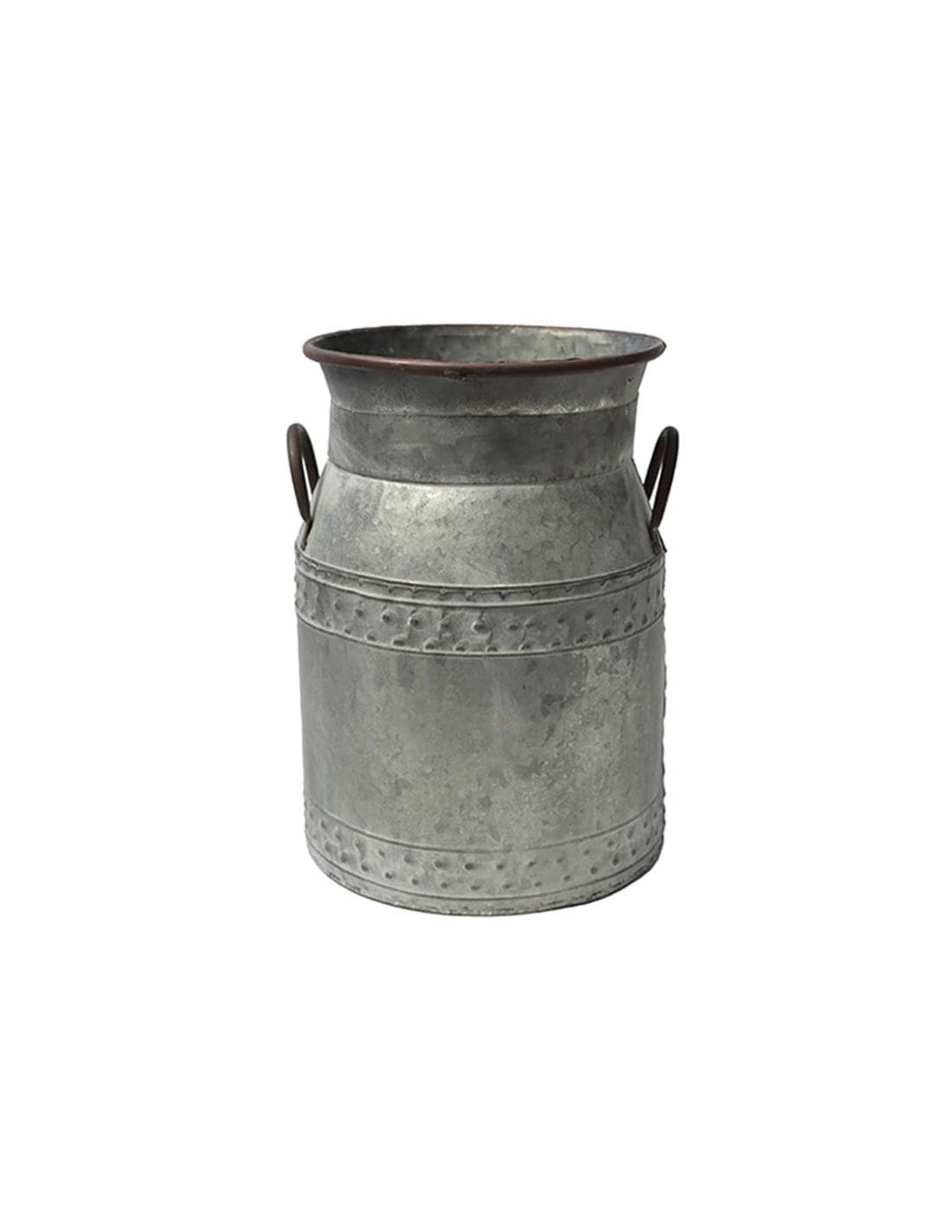Vintage zinc basket 31x39cm