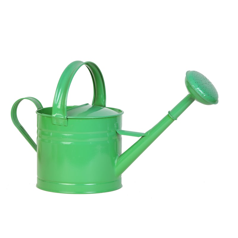 Metal green watering can
