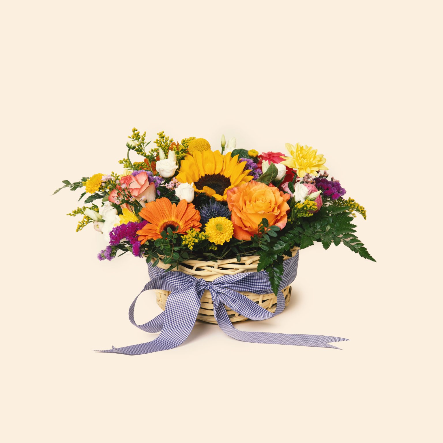 Flower Composition “Colourful basket”