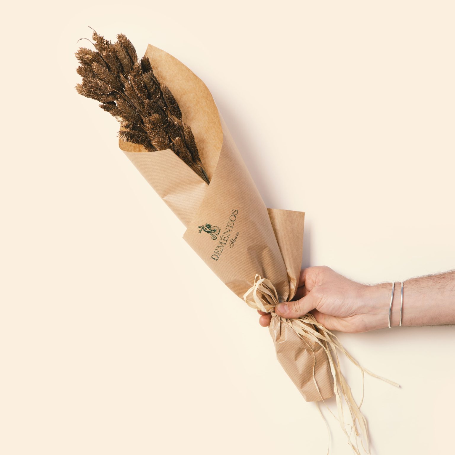 Bouquet "Lagurus gold"