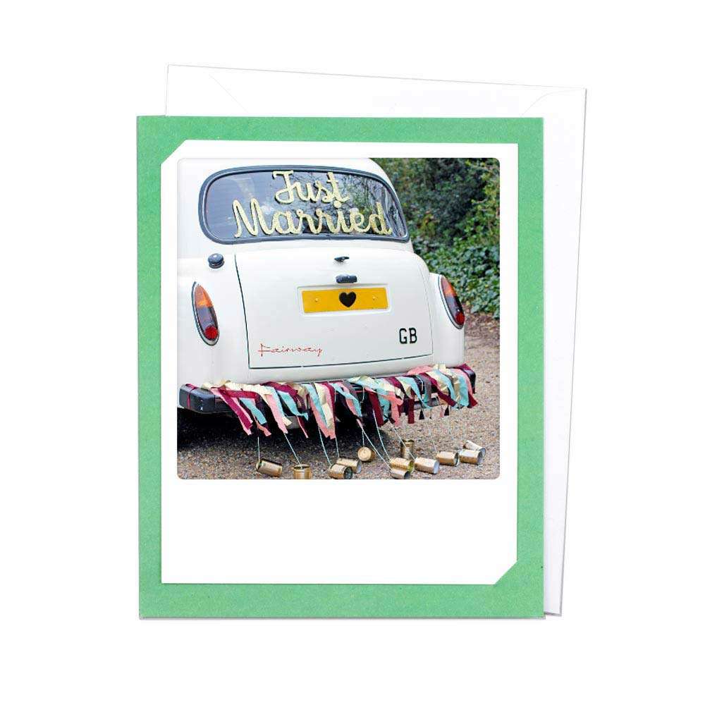 Greeting Card - "Just Married GB"