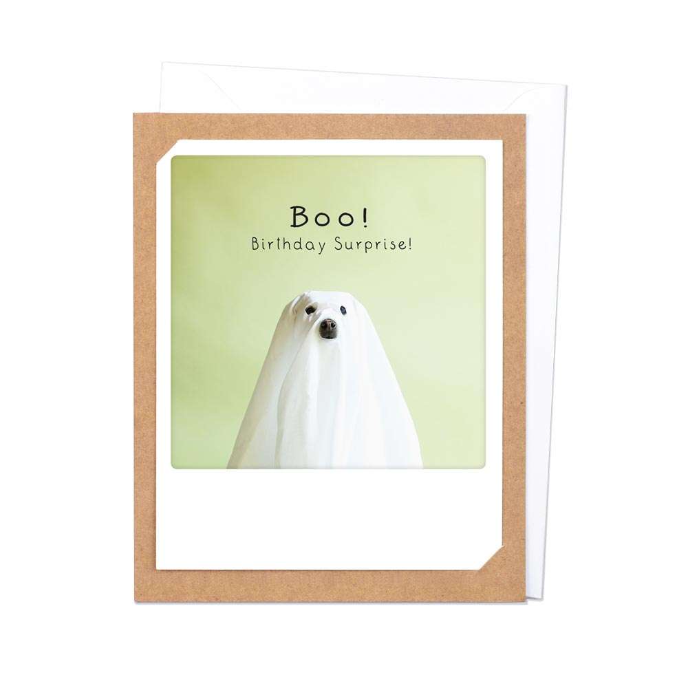 Greeting Card - "Boo! Birthday surprise"