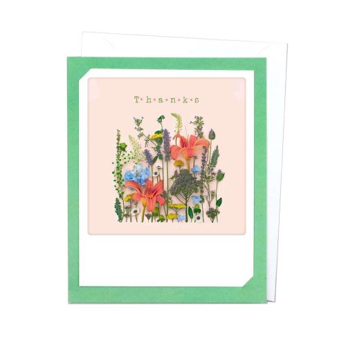 Greeting Card - "T-h-a-n-k-s"