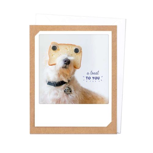 Greeting Card - "A toast to you"